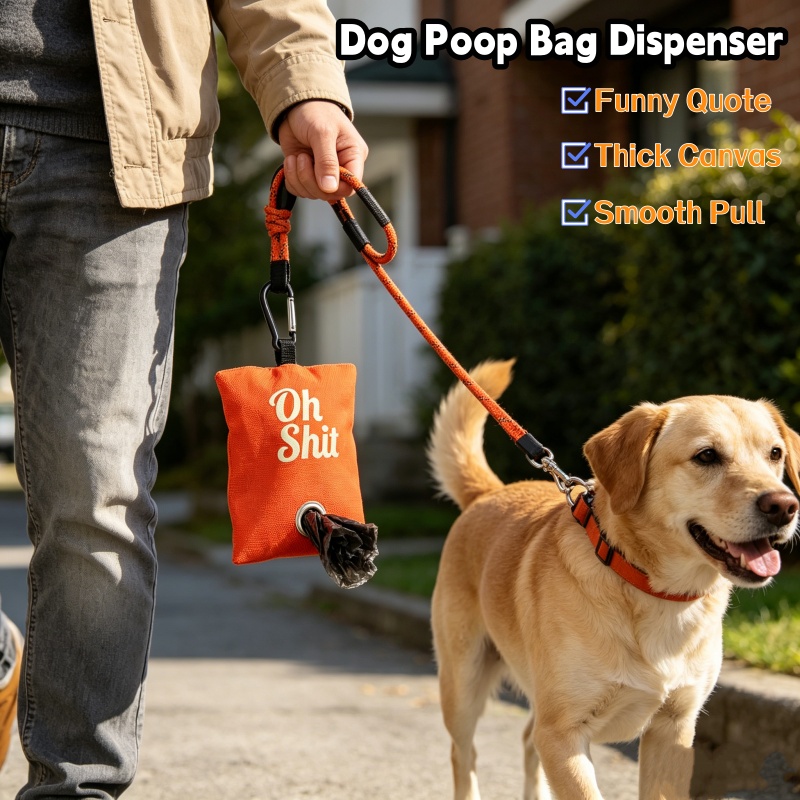 Poop Bag Dispenser - Портативный диспенсер для пакетов для уборки
