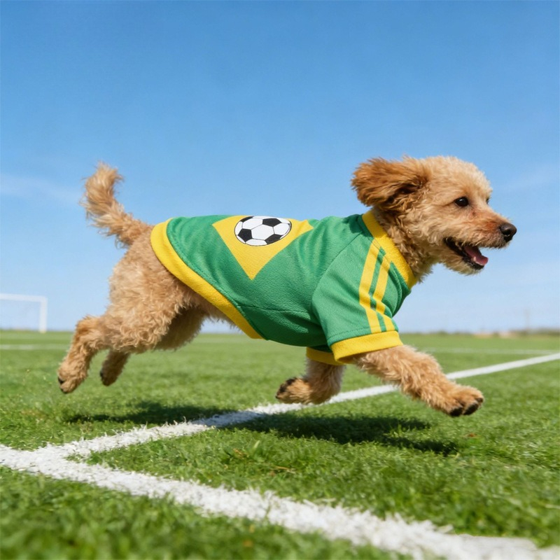 Pet Supplies Jersey - Одежда для собак с футбольным принтом,