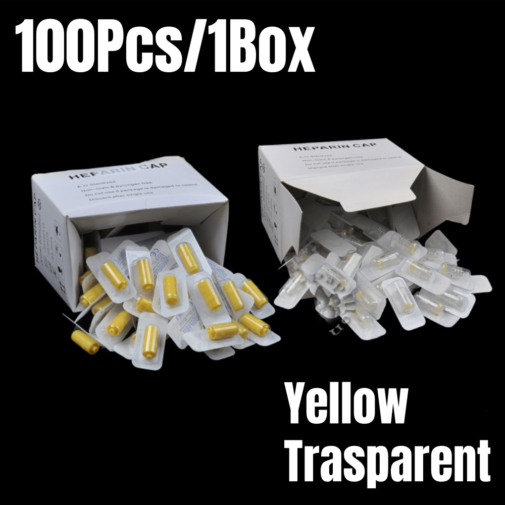 Pet Supplies For Dogs - 100 шт./кор. кепка Heparin IV, одноразовые