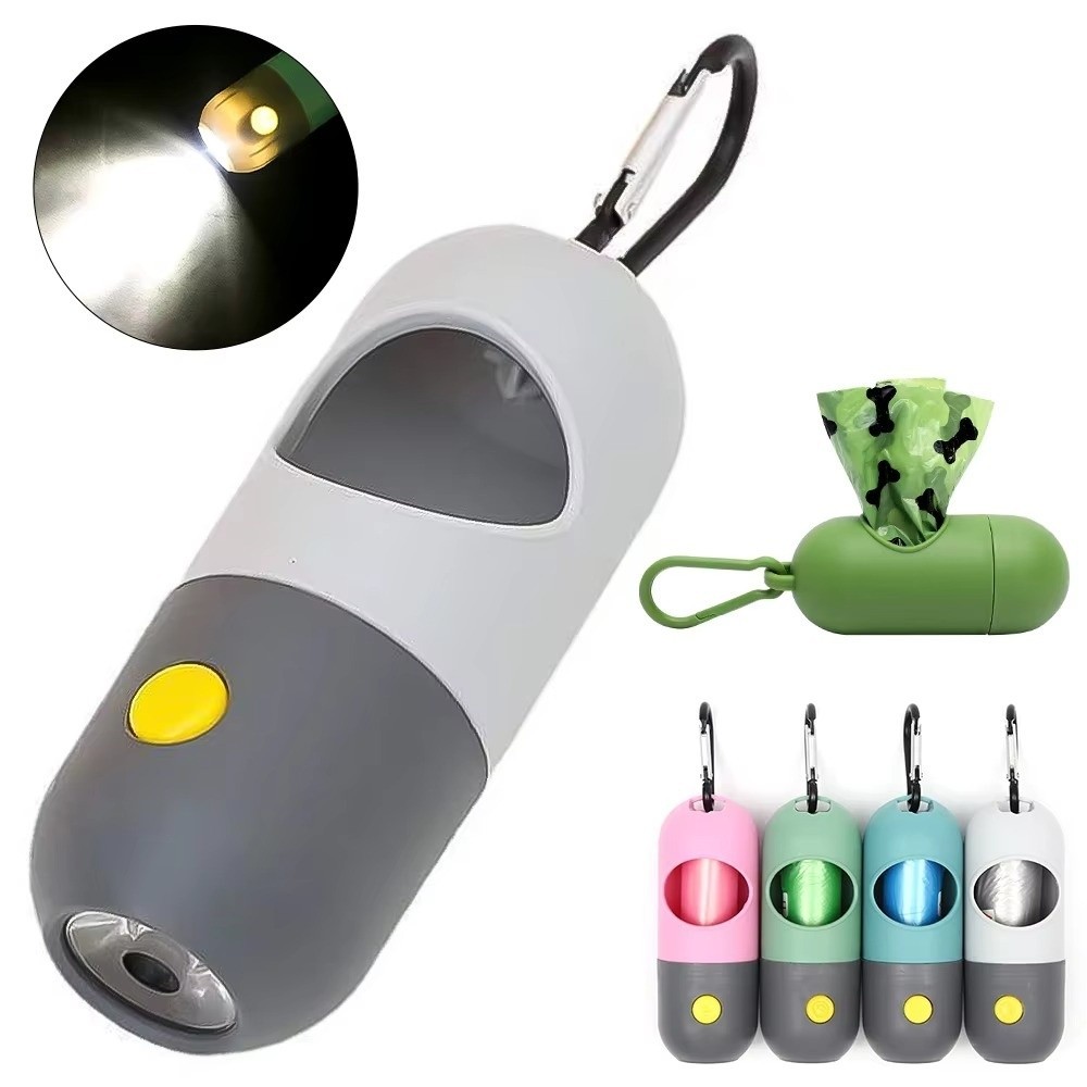 Poop Bag Dispenser - Металлический карабин, диспенсер для мешков для