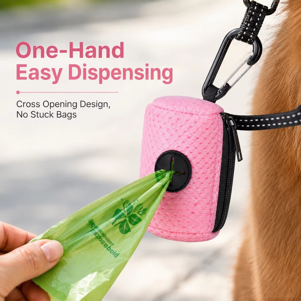 Poop Bag Dispenser - Диспенсер для пакетов для собачьих отходов,