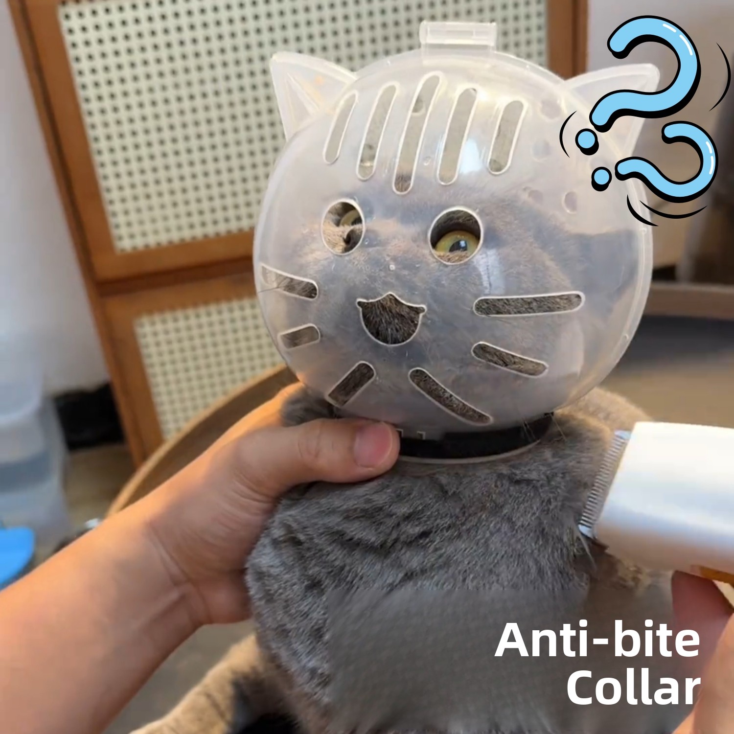 Pet Supplies Nail Trim - Защитный колпак для головы для купания