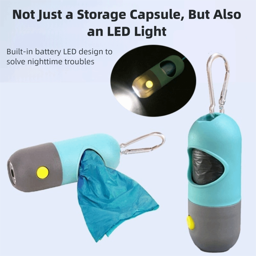 Металлический карабин, диспенс – обзор и цена Poop Bag Dispenser