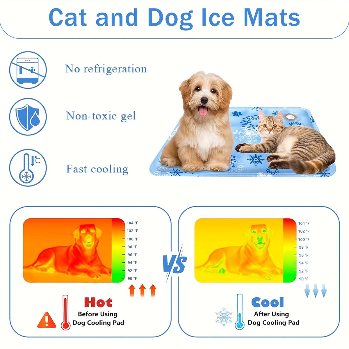Летний охлаждающий коврик для  – обзор и цена Pet Supplies For Dogs